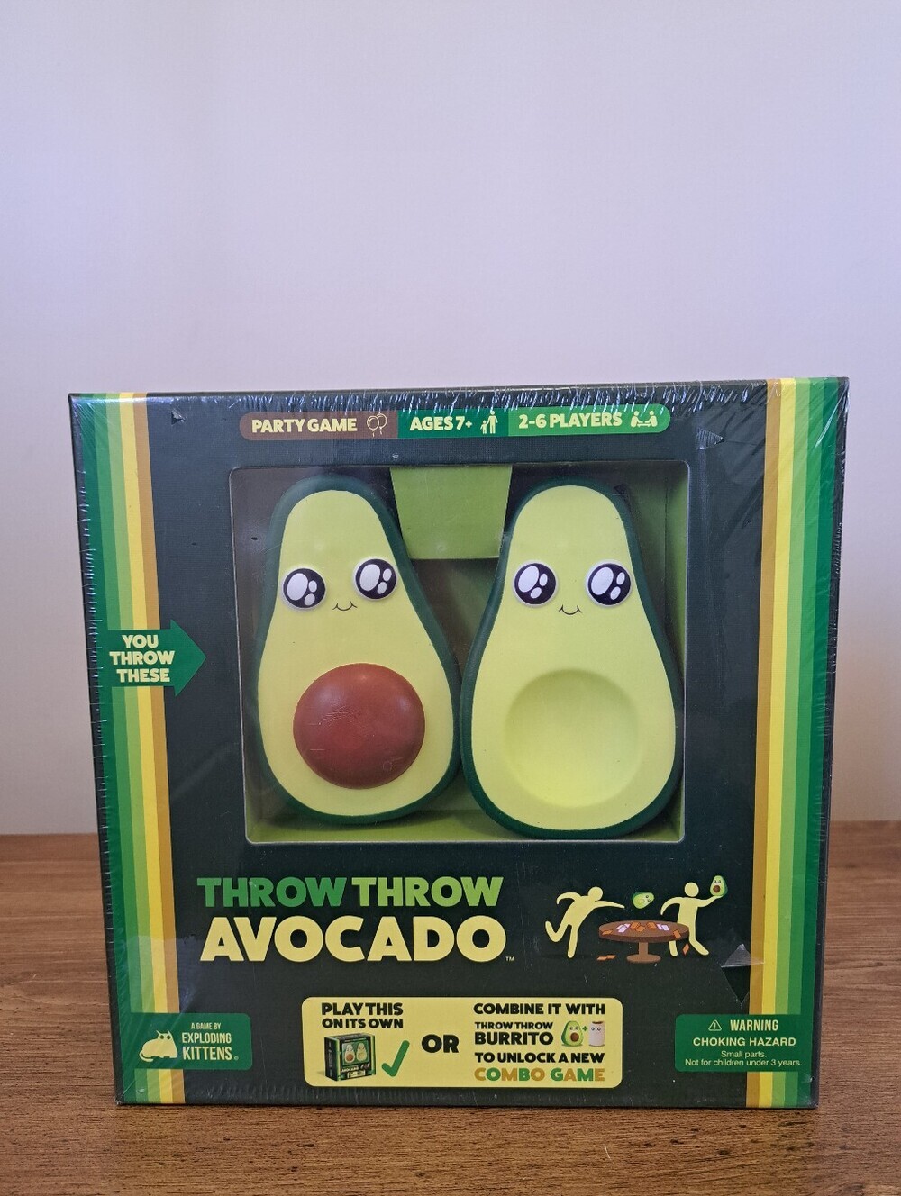 Throw Throw Avocado Game NEW Sealed Complete A Game By Exploding Kittens